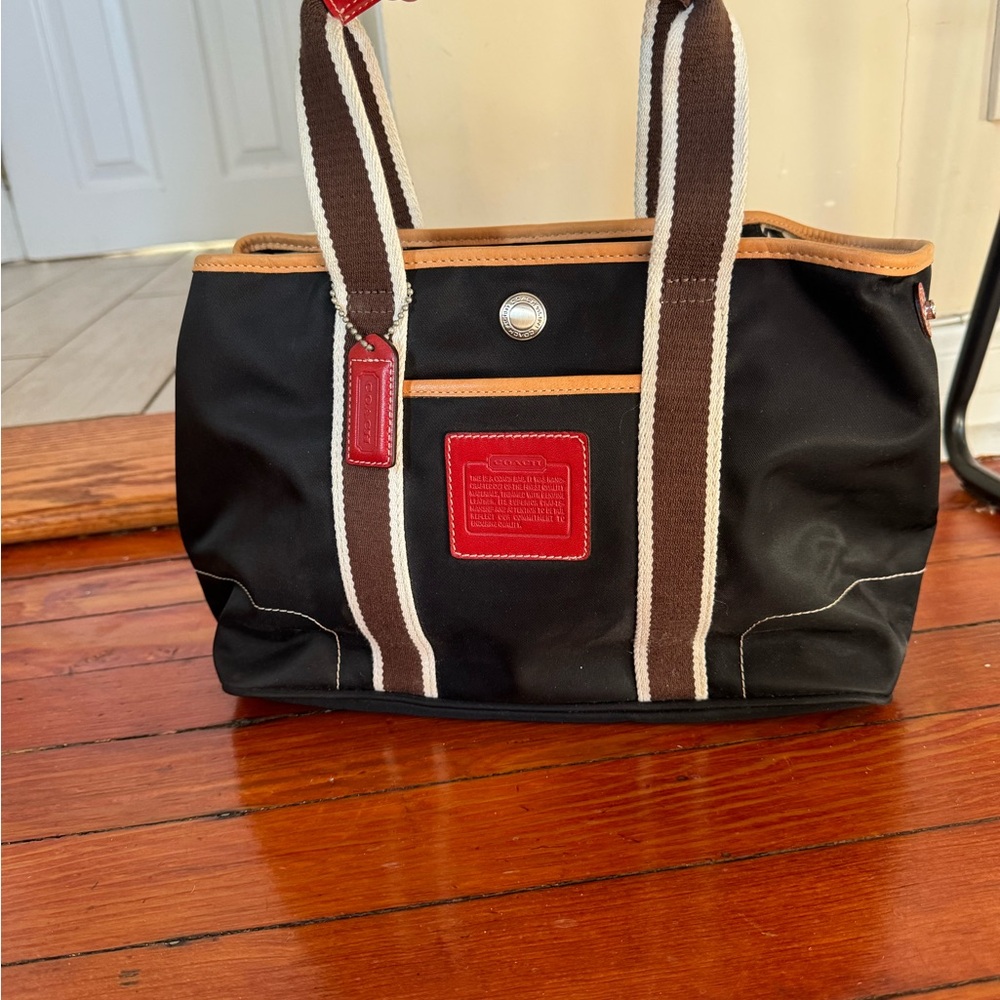Coach Nylon Hampton Tote Bag
